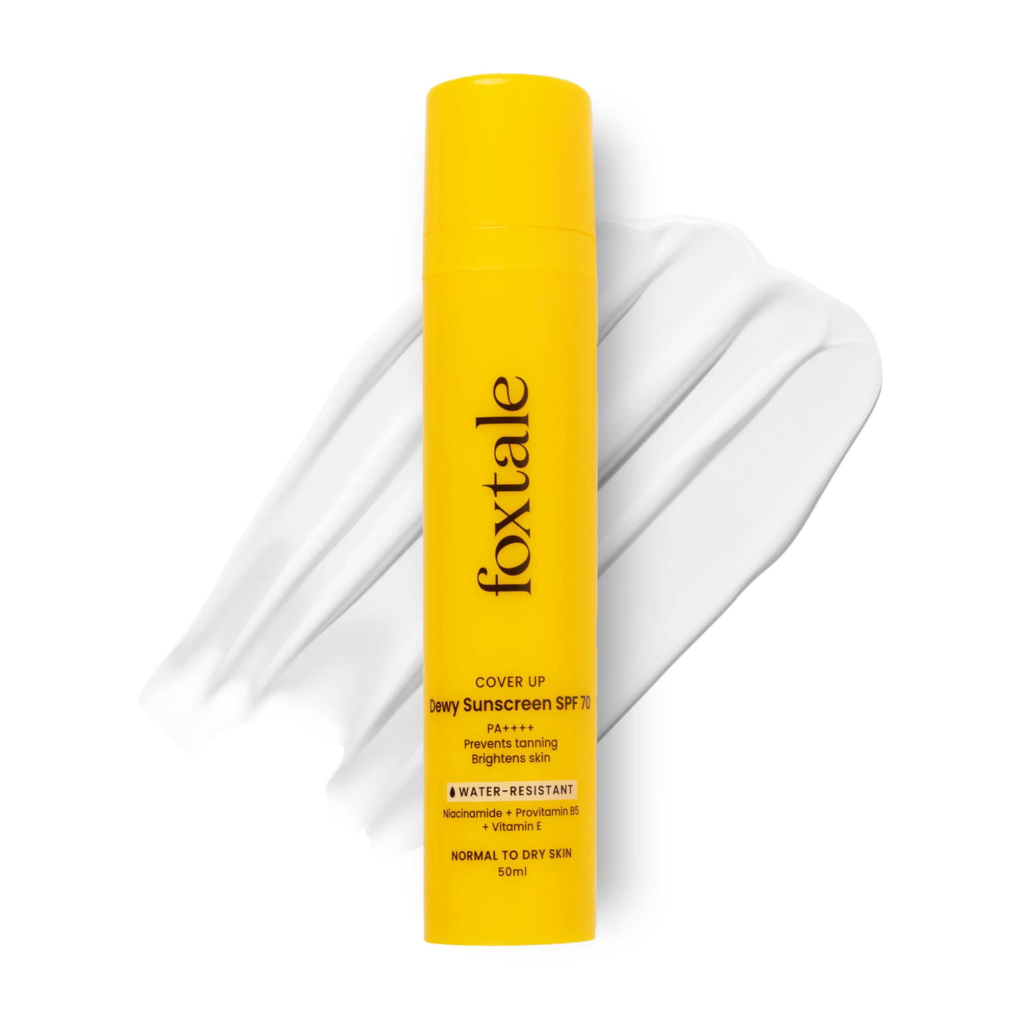 Foxtale Niacinamide Dewy Sunscreen SPF 70 (50ml)