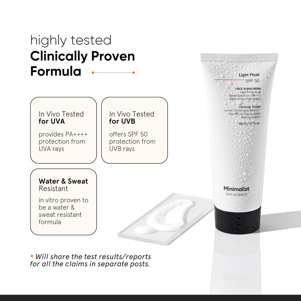 Minimalist Light Fluid SPF 50 PA++++