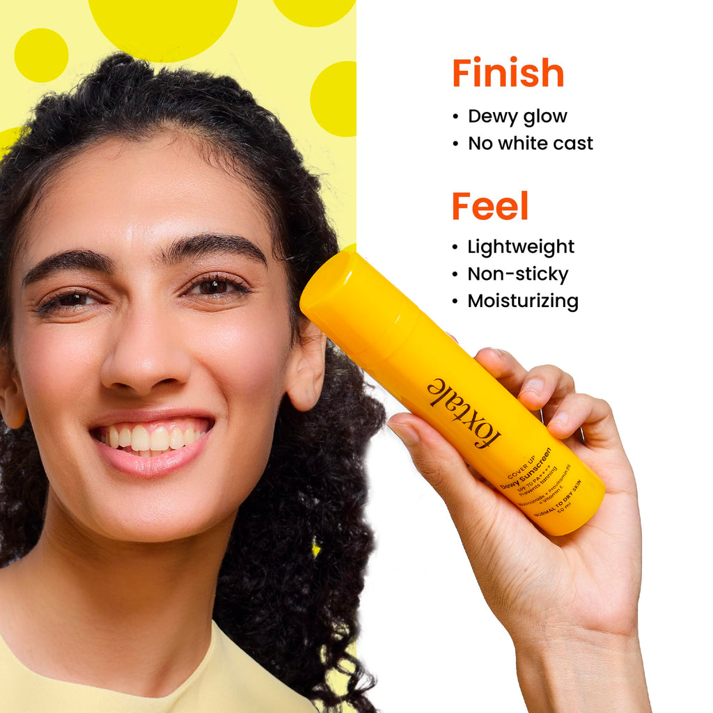 Foxtale Niacinamide Dewy Sunscreen SPF 70 (50ml)