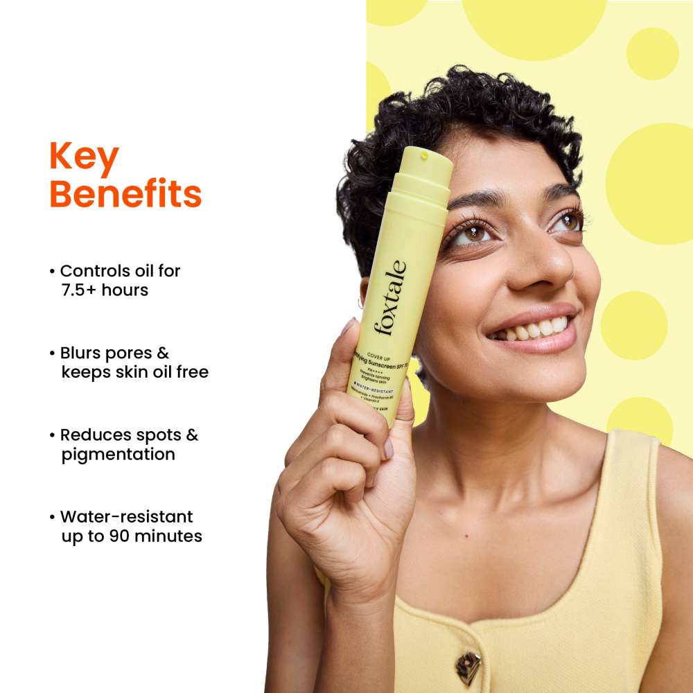 Foxtale SPF 70 Niacinamide Dewy Sunscreen (50ml)