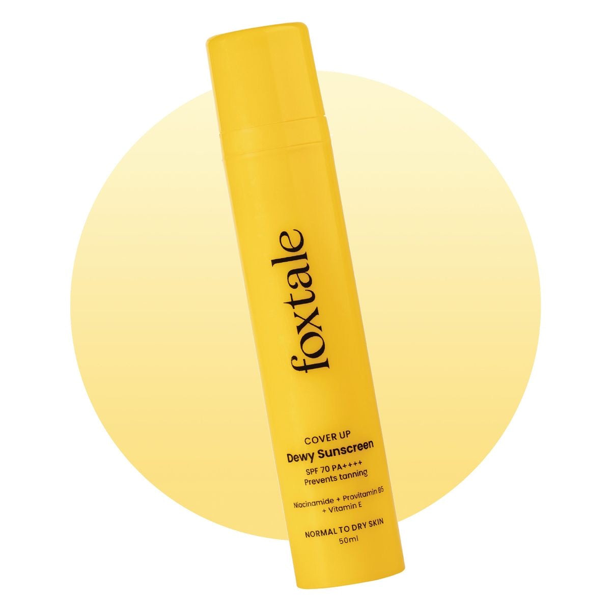 Foxtale SPF 70 Niacinamide Dewy Sunscreen (50ml)